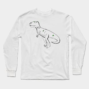 Tyrannosaurus looking foreward Long Sleeve T-Shirt